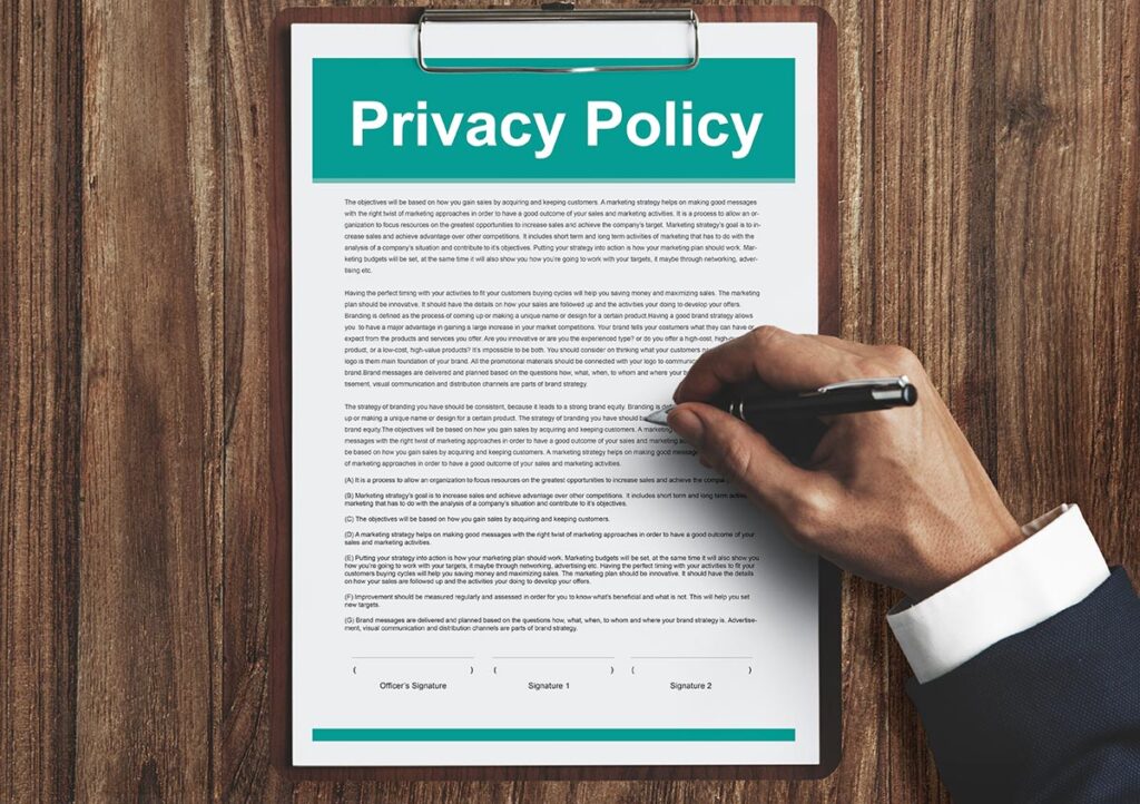 Corporate Privacy Policies for Data Protection