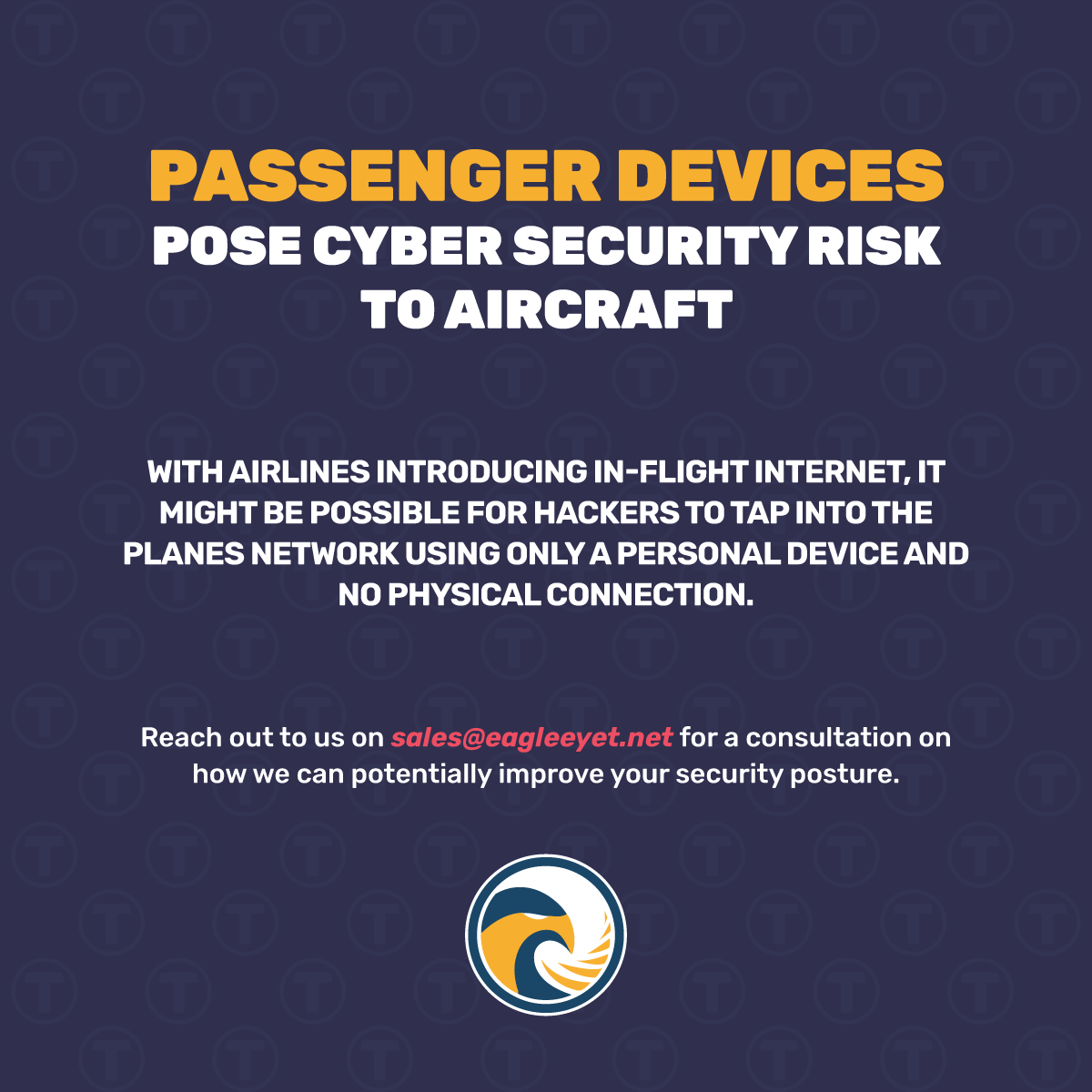 Passenger Devices Pose Cyber Security Risk to Aircraft