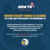 Move Start How To Move Start Menu & Icons To The Left Or Right In Windows 11 ...