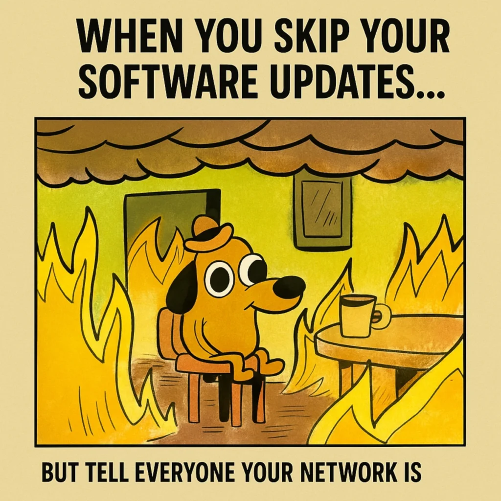 Cybersecurity Meme Update Installation