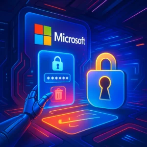 Microsoft password deletion warning