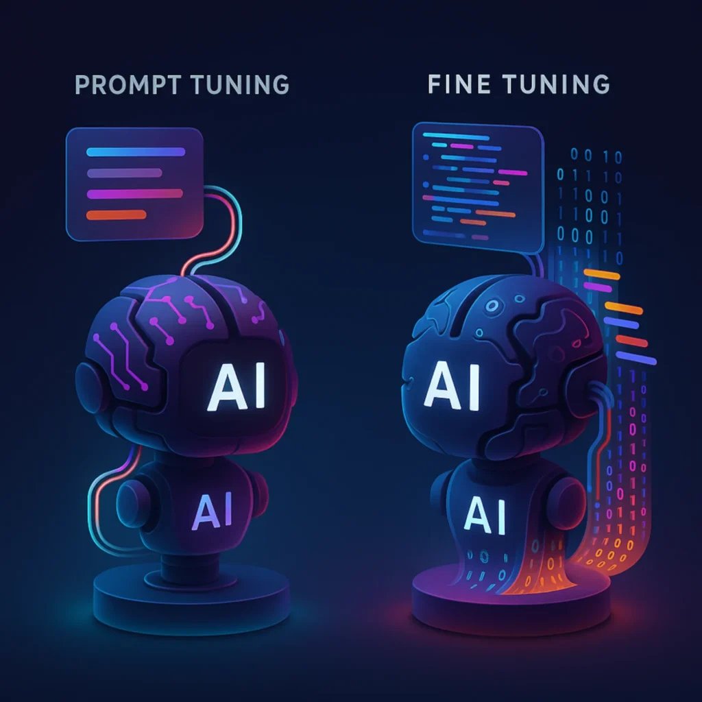 prompt tuning vs fine tuning