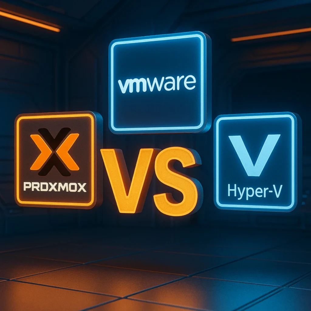 Proxmox vs VMware vs Hyper-V