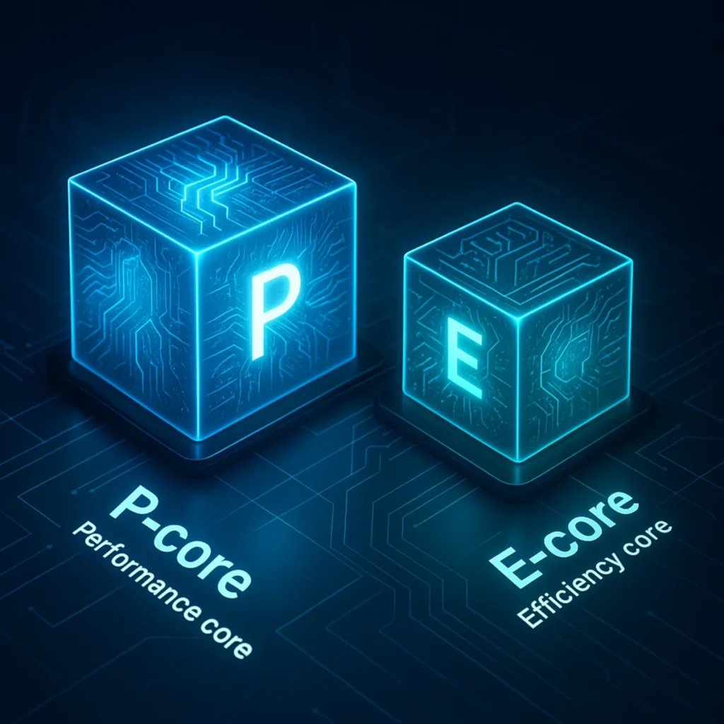 Intel P-Cores vs E-Cores